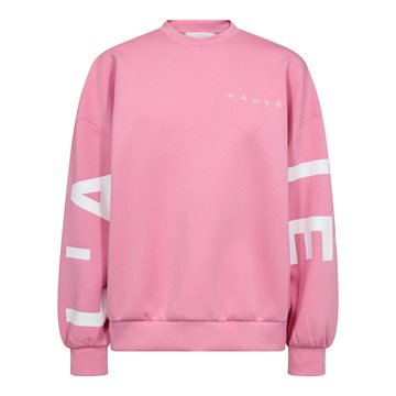 Haute L' Amitié - Maxi Split Logo Sweat - Candyfloss